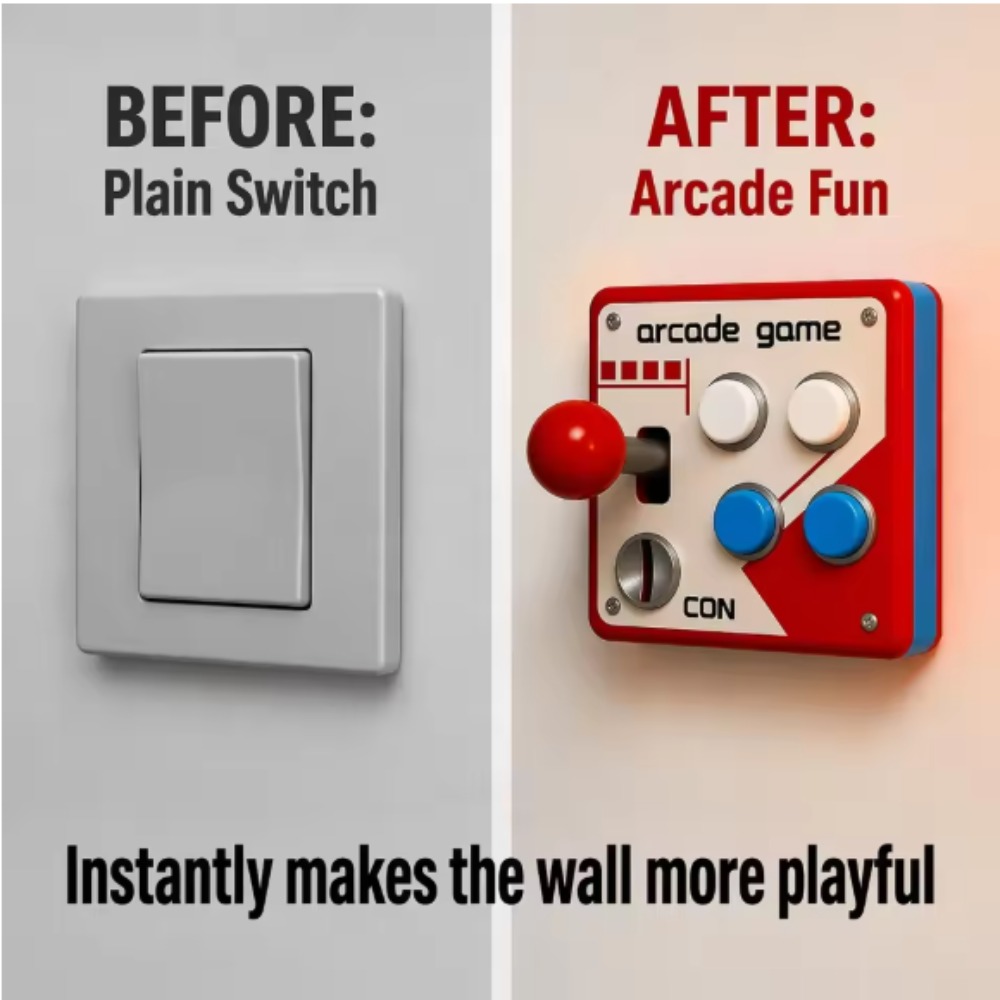 3D Printing Enthusiast - Cubierta de Joystick Retro para Arcade,