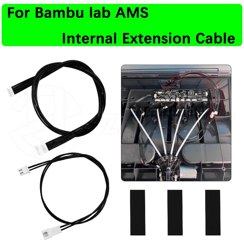 3D Printer Cable Chain - Cable de extensión interno AMS para