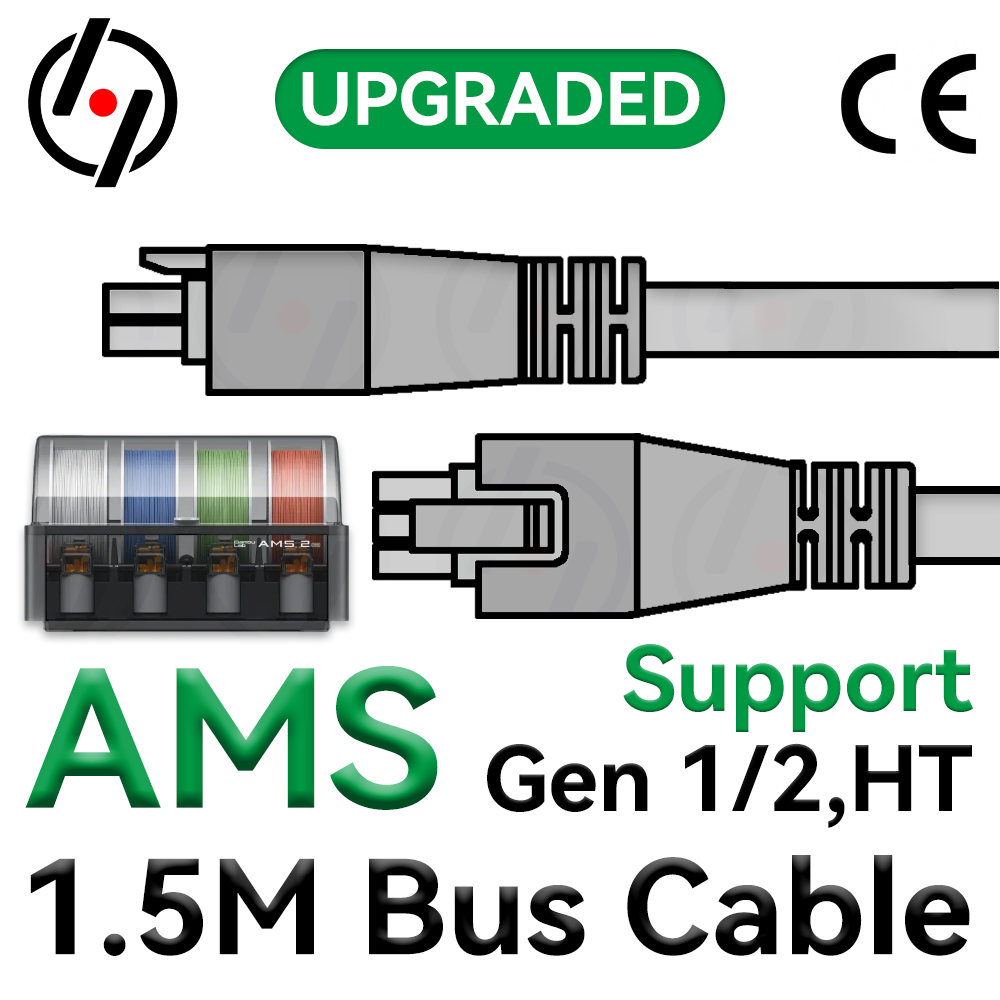 3D Printer Cable Chain - Cable de bus de 6 pines