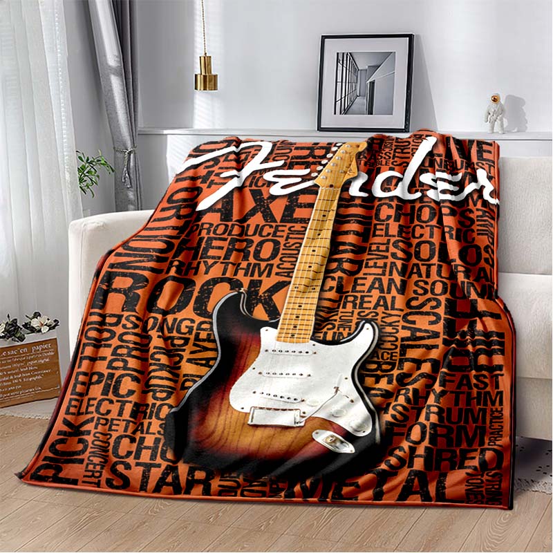 3D Printing Guitar - Manta de Franela con Patrón de