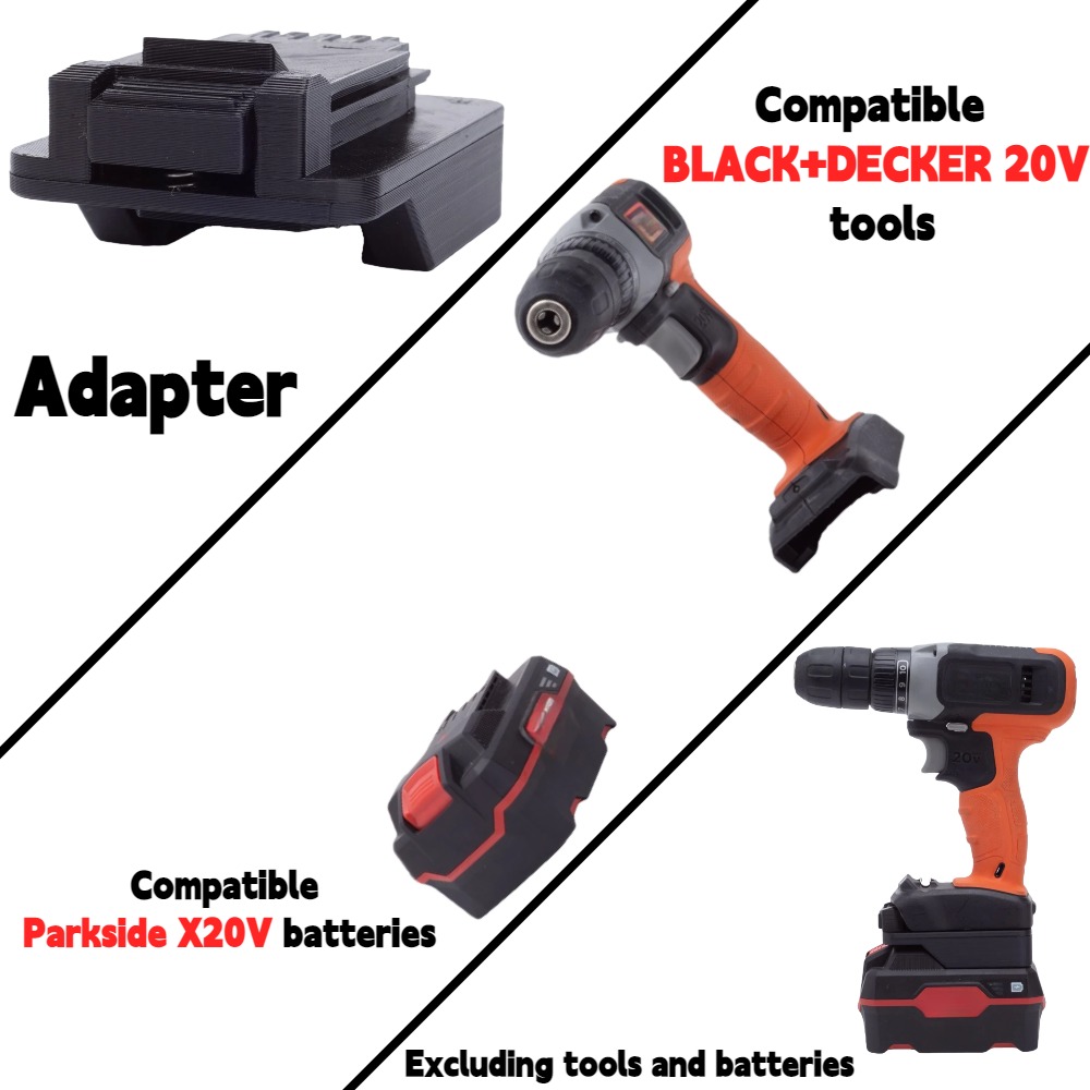 Para Parkside X20V TEAM baterí - Black+Decker Tool Cordless reseña y precio