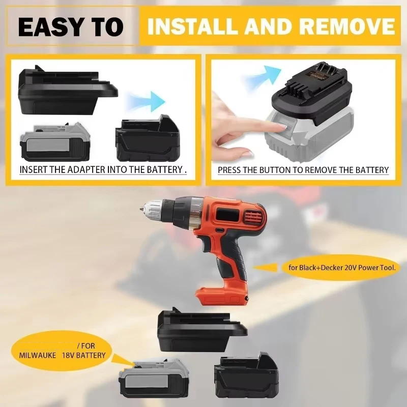 Adaptador de herramientas Blac - Black+Decker Tool Cordless reseña y precio