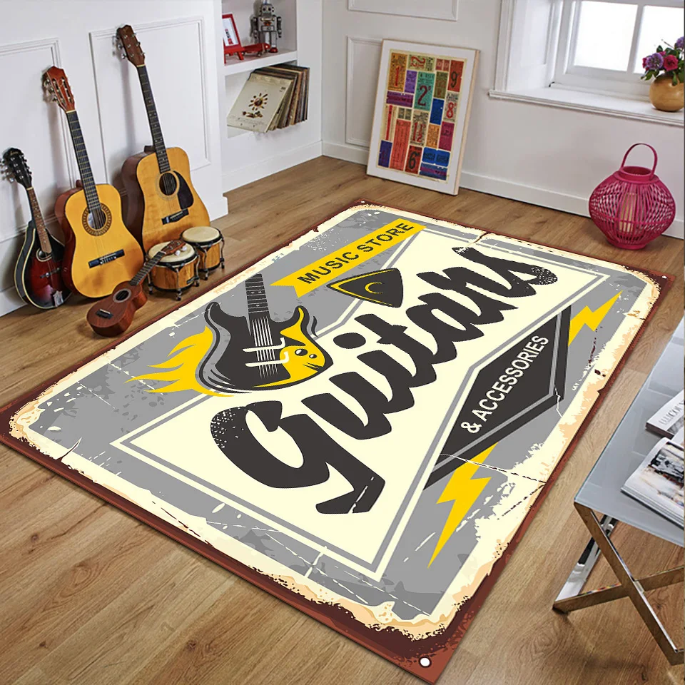 Alfombras de música Retro para - 3D Printing Guitar reseña y precio
