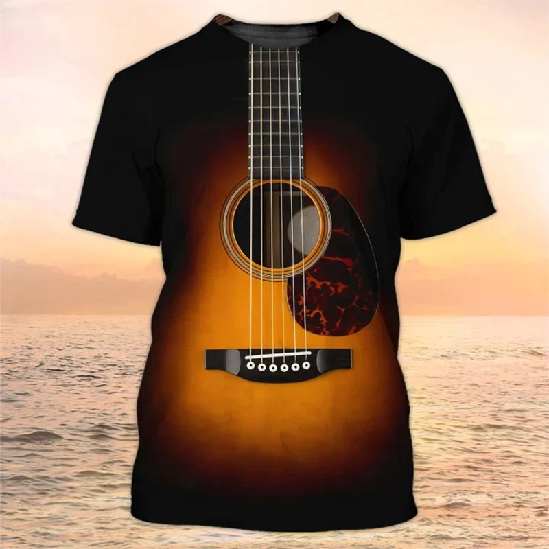 Camiseta con estampado de guit - 3D Printing Guitar reseña y precio