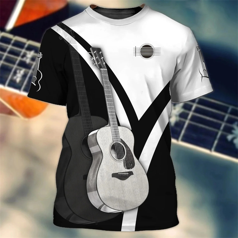 Camiseta con estampado de guit - 3D Printing Guitar reseña y precio