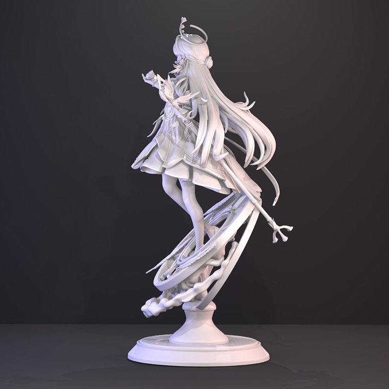 Figura Impresa en 3D Sin Pinta - 3D Printing Character reseña y precio