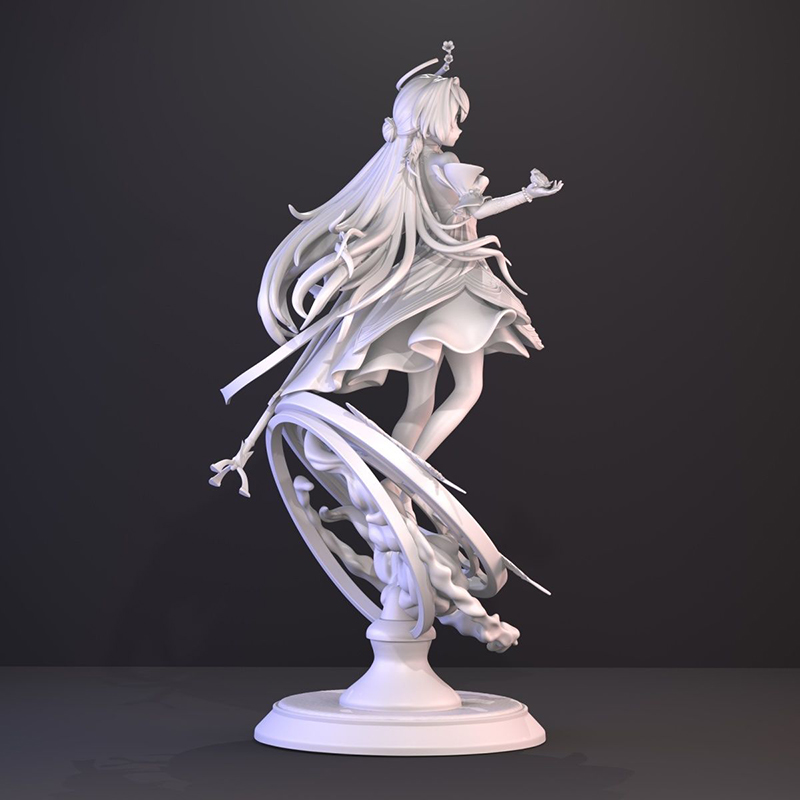 Figura Impresa en 3D Sin Pinta - 3D Printing Character reseña y precio