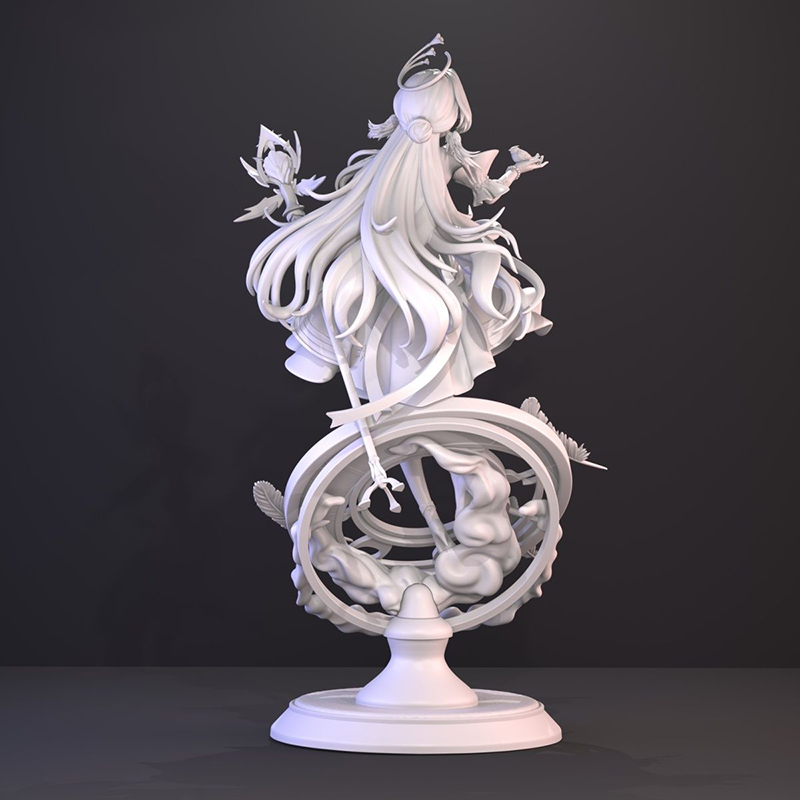 Figura Impresa en 3D Sin Pinta - 3D Printing Character reseña y precio