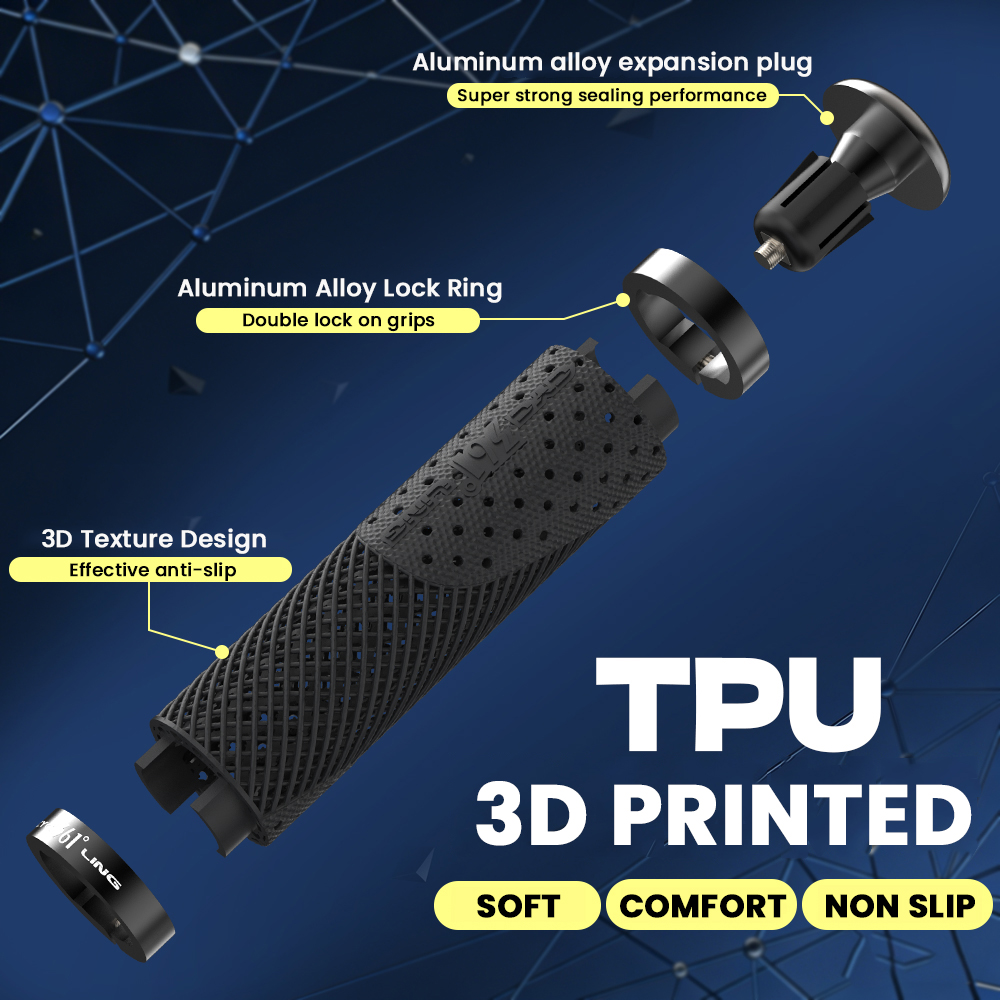 Puños de Bicicleta Impresos en - 3D Printing Aluminium reseña y precio