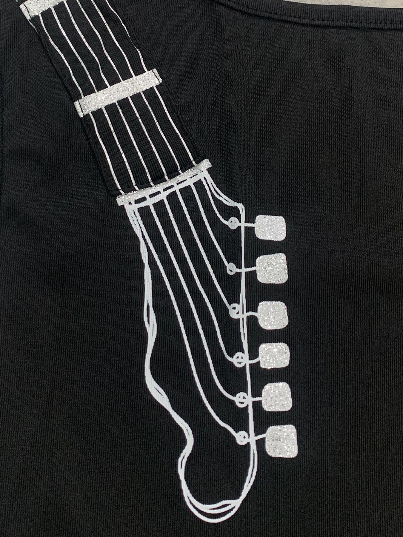 Camiseta sin mangas estilo gót - 3D Printing Guitar reseña y precio
