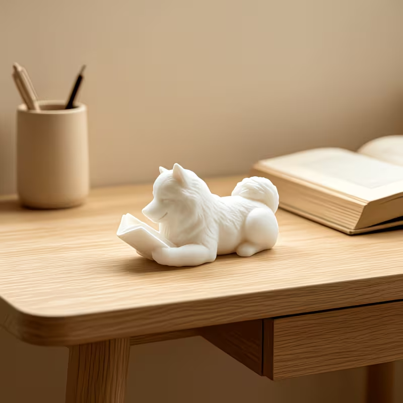 Estatua Decorativa de Samoyedo - 3D Printing Enthusiast reseña y precio