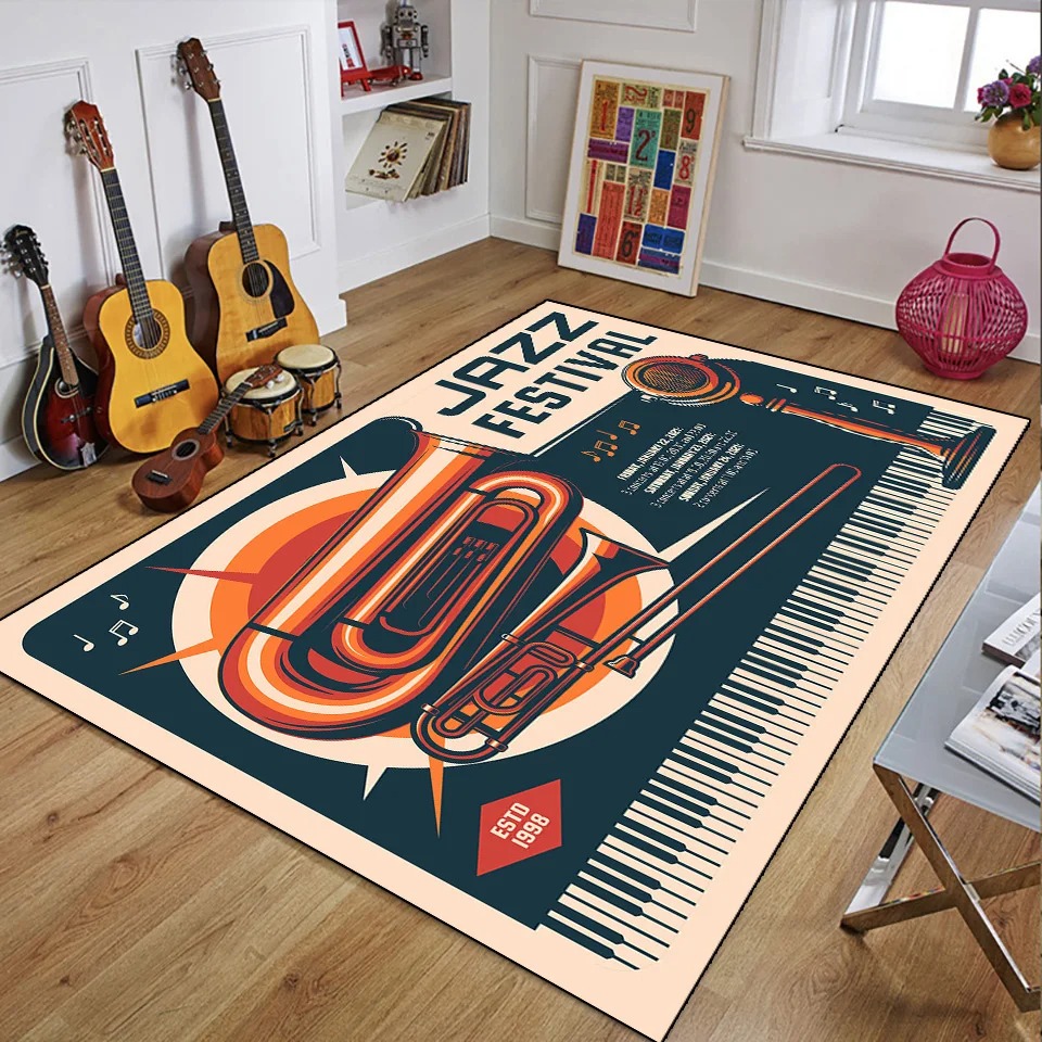 Alfombras Retro con Diseño Mus - 3D Printing Guitar reseña y precio