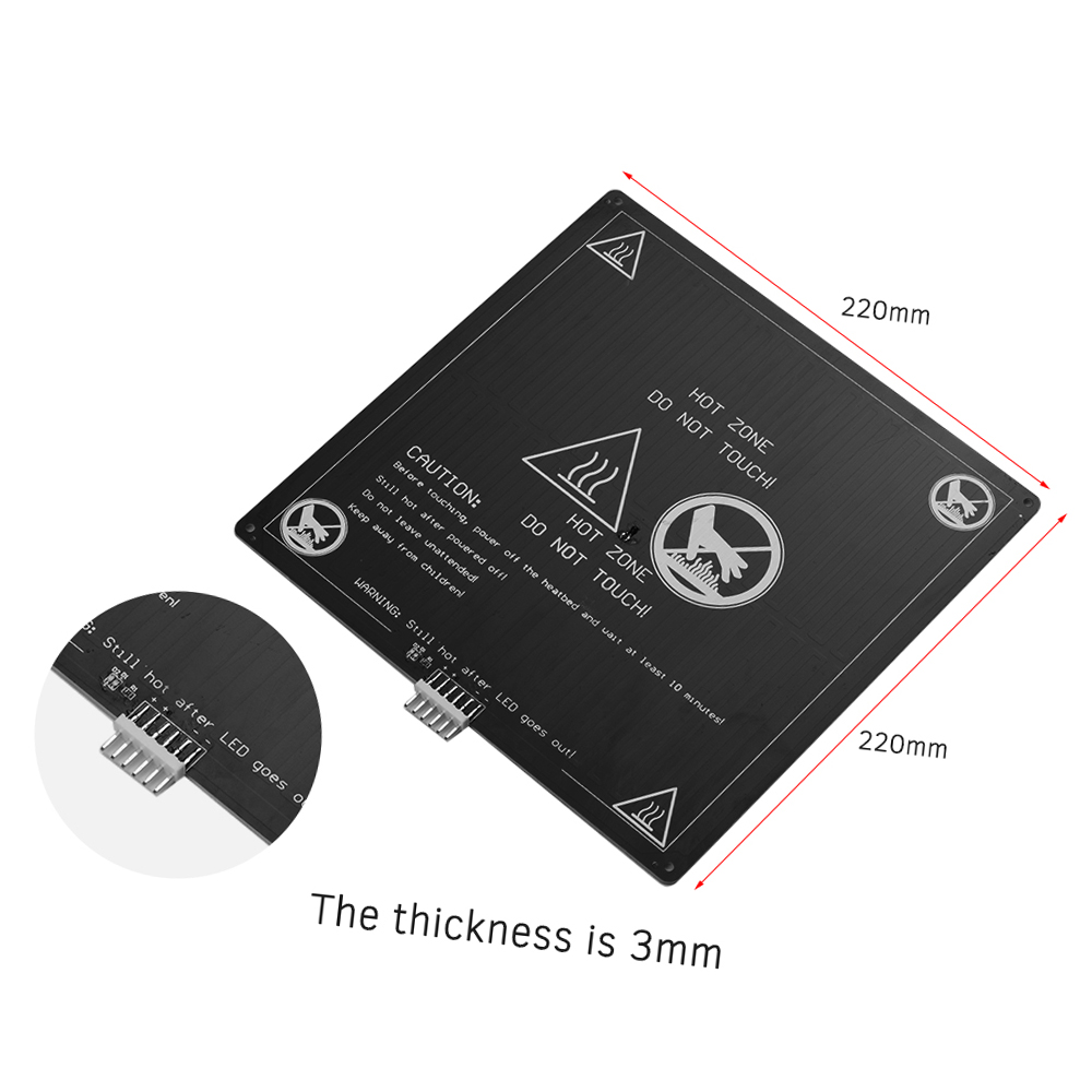Cama calefactable de aluminio  - 3D Printer Cable Chain reseña y precio