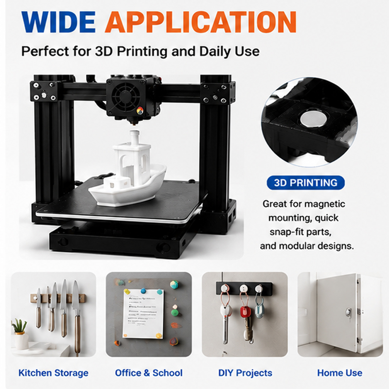Kit de 200 Imanes para Impresi - Enclosure 3D Printing reseña y precio
