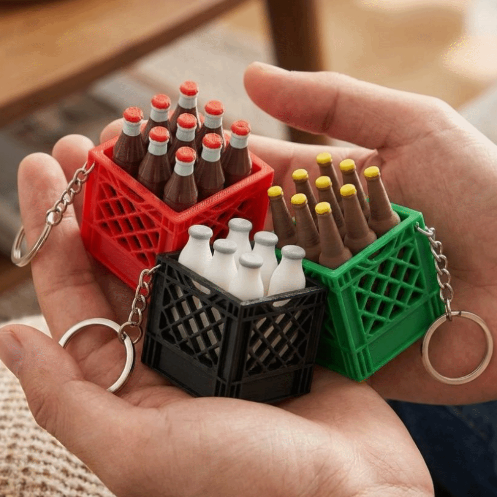 Llavero de plástico divertido  - 3D Printing Aluminium reseña y precio