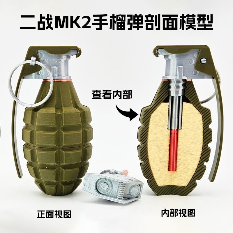 Modelo Militar MK2 Impreso en  - 3D Printing Enthusiast reseña y precio