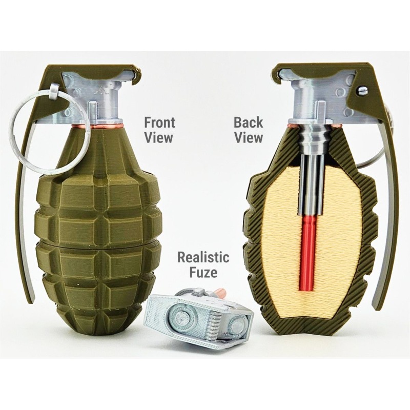 Modelo Militar MK2 Impreso en  - 3D Printing Enthusiast reseña y precio